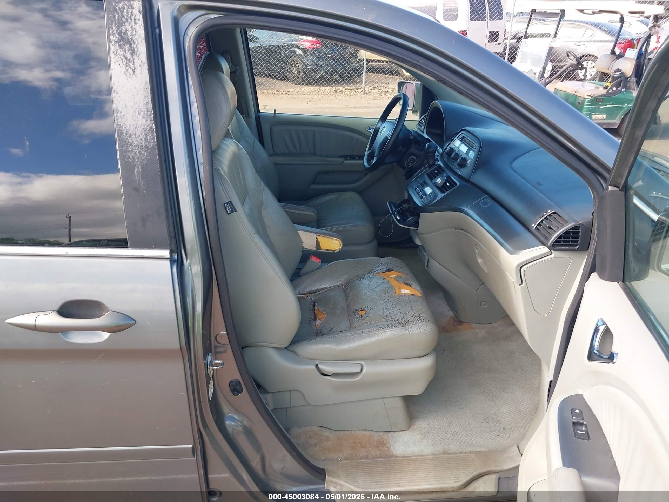 2007 Honda Odyssey Ex-l Серый vin: 5FNRL38687B421985