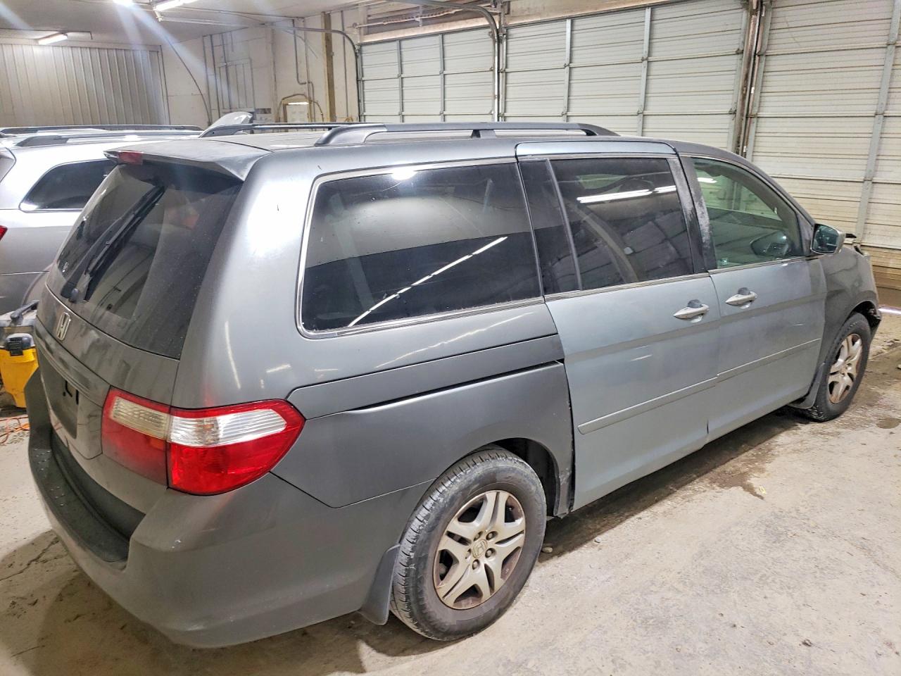 2007 Honda Odyssey Exl Gray vin: 5FNRL38687B426801