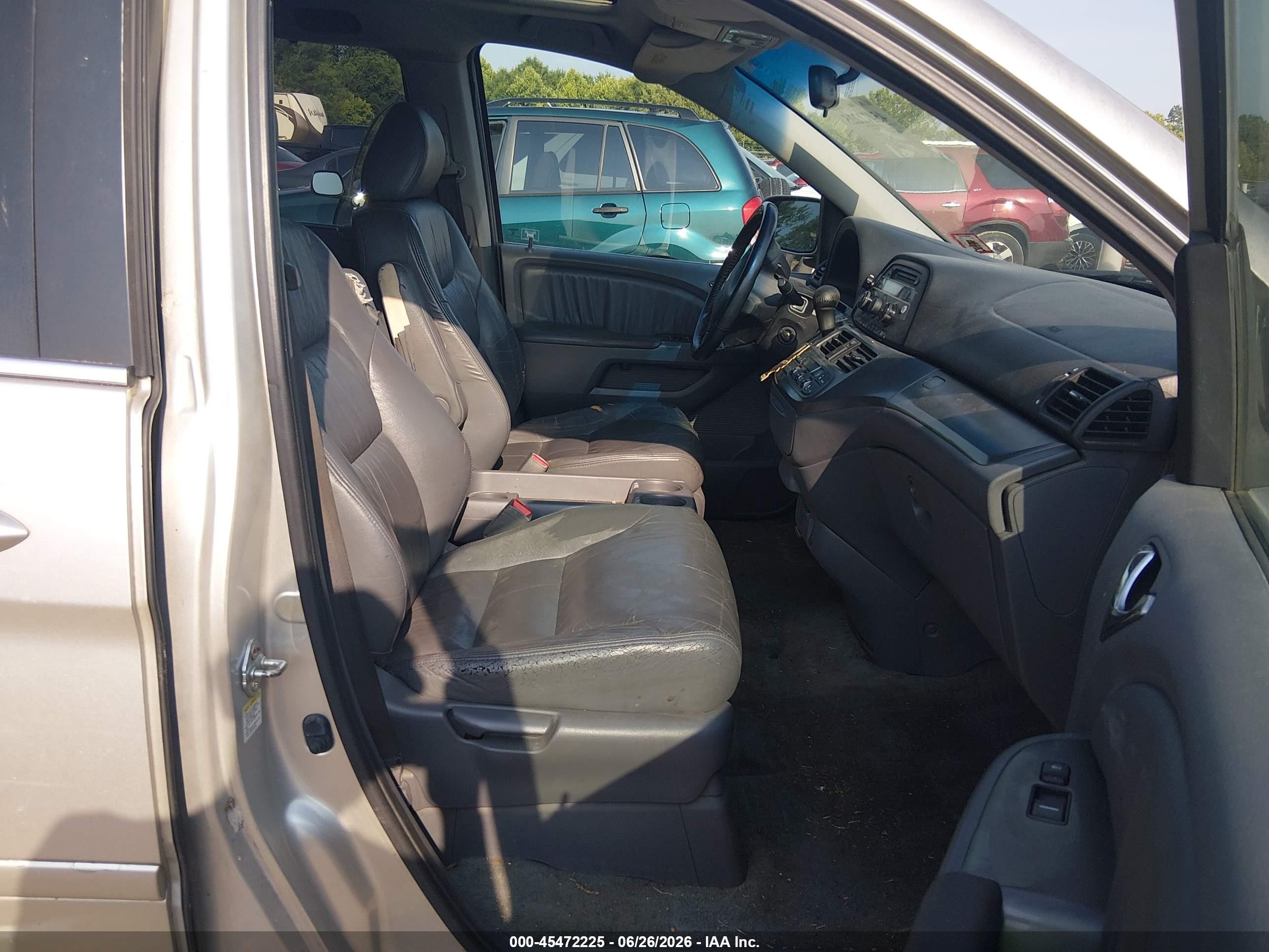 2007 Honda Odyssey Ex-l Silver vin: 5FNRL38687B460379