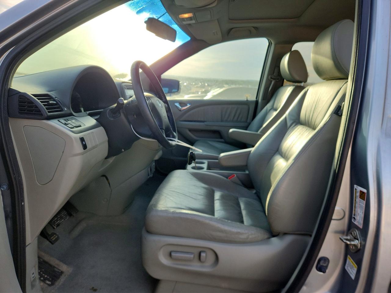 2008 Honda Odyssey Exl Blue vin: 5FNRL38688B003587