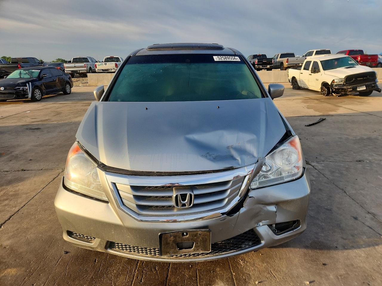 2008 Honda Odyssey Exl Blue vin: 5FNRL38688B003587