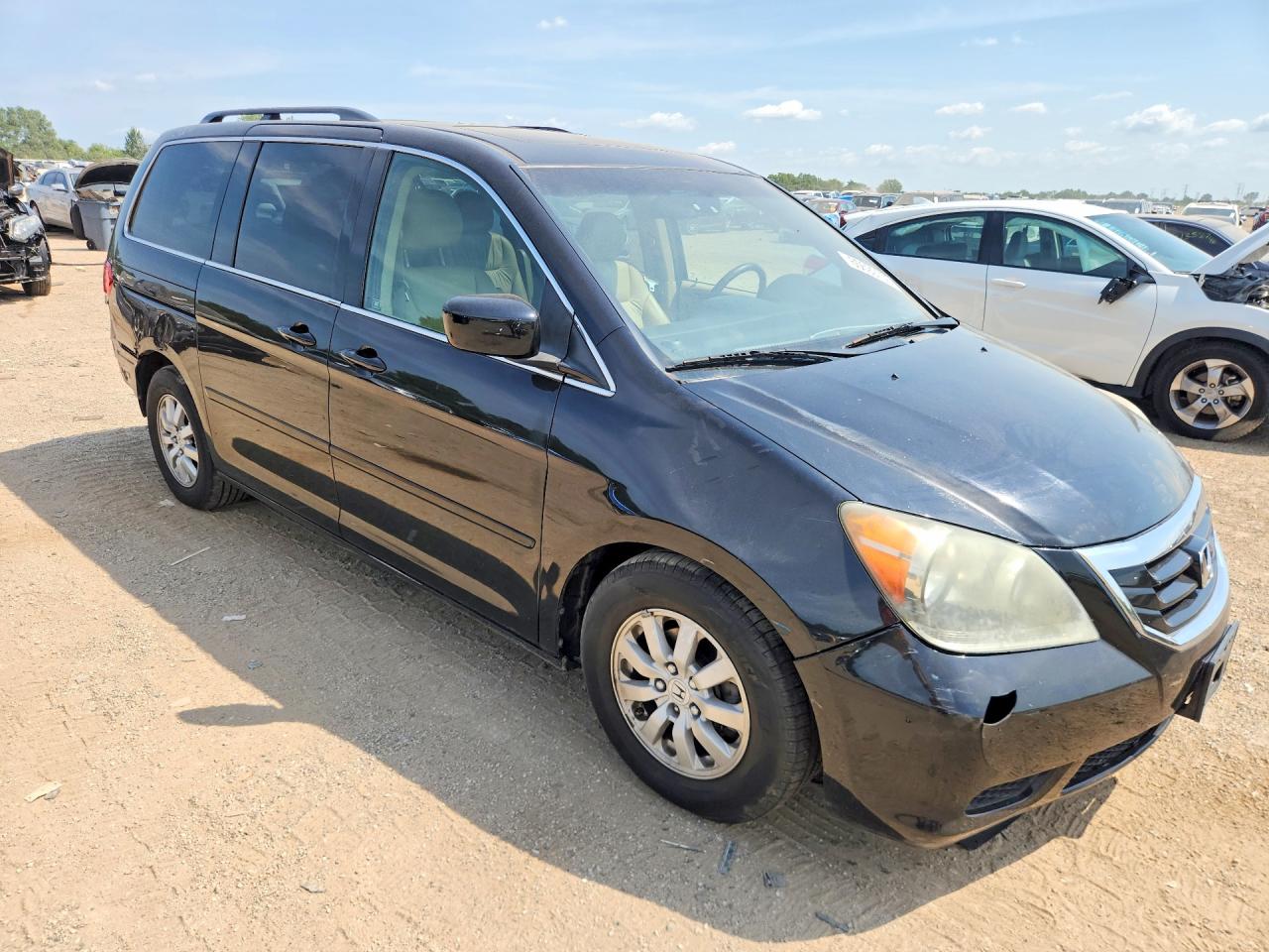 2008 Honda Odyssey Exl Black vin: 5FNRL38688B087748