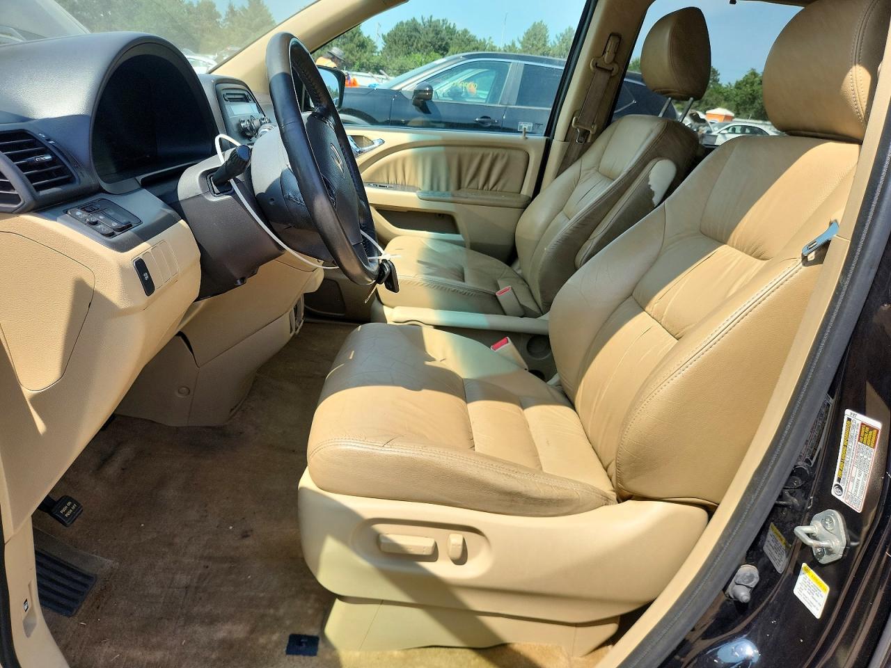 2008 Honda Odyssey Exl Black vin: 5FNRL38688B087748