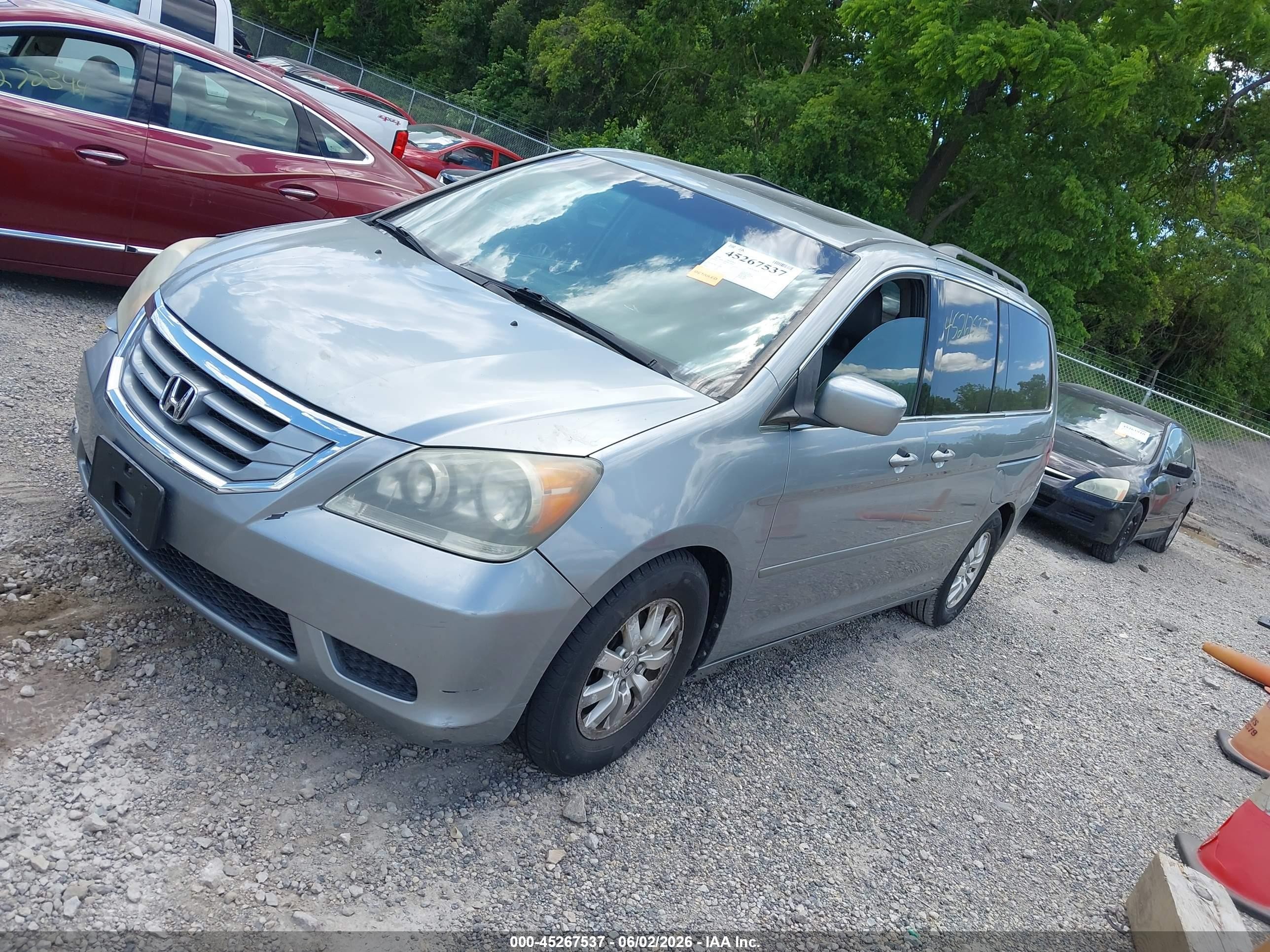 2008 Honda Odyssey Ex-l Серебряный vin: 5FNRL38688B110414