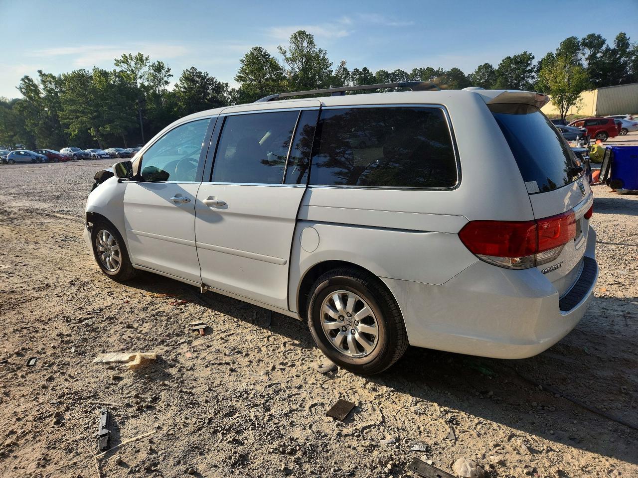 2008 Honda Odyssey Exl White vin: 5FNRL38688B404024