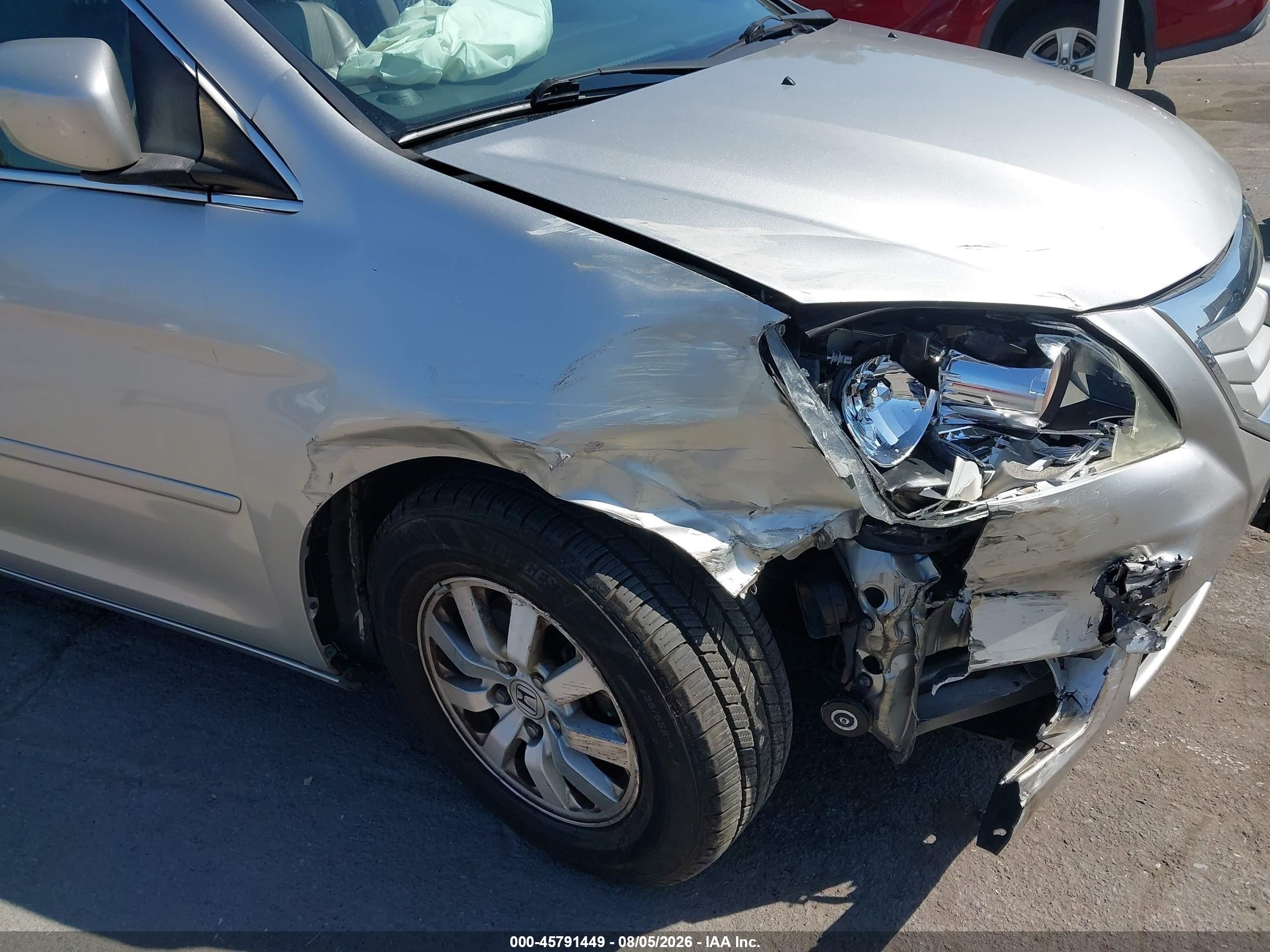 2008 Honda Odyssey Ex-l Серебряный vin: 5FNRL38688B417677