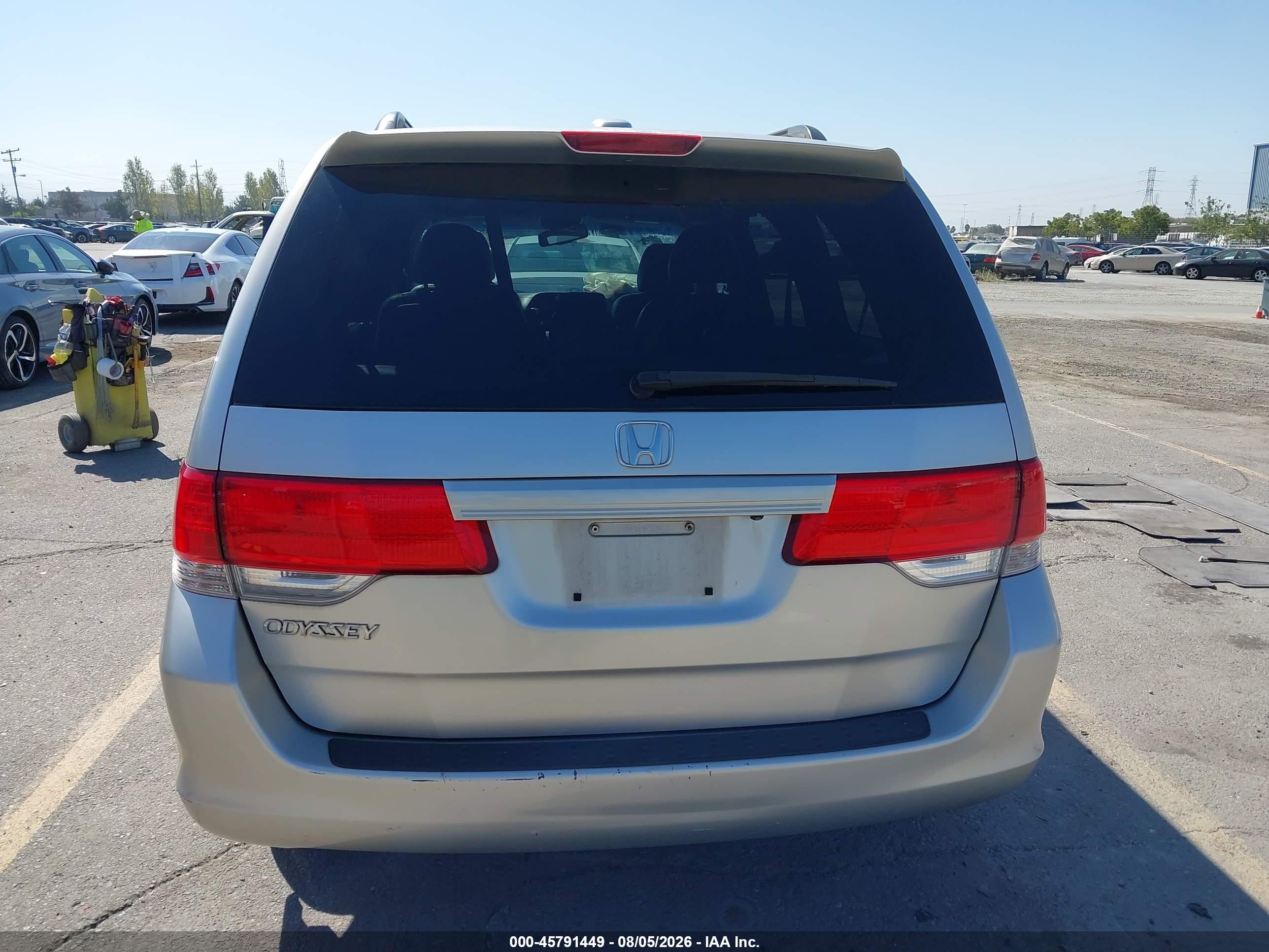 2008 Honda Odyssey Ex-l Серебряный vin: 5FNRL38688B417677