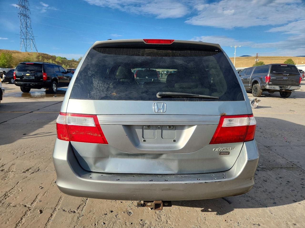 2005 Honda Odyssey Exl Silver vin: 5FNRL38695B059002