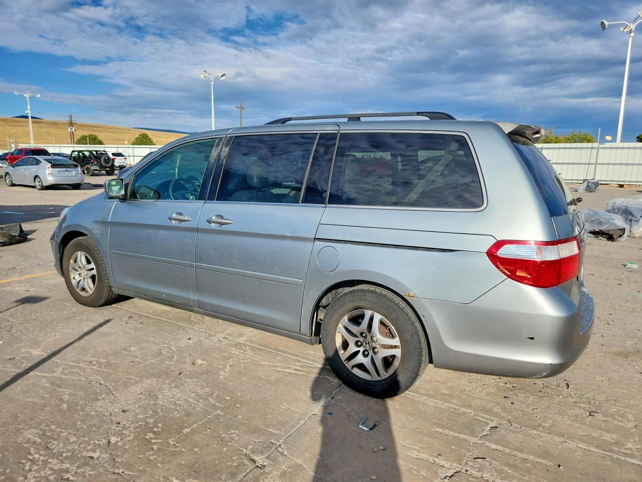 2005 Honda Odyssey Exl Silver vin: 5FNRL38695B059002