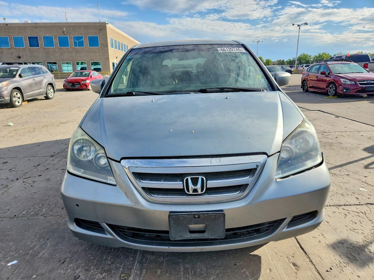 2005 Honda Odyssey Exl Silver vin: 5FNRL38695B059002