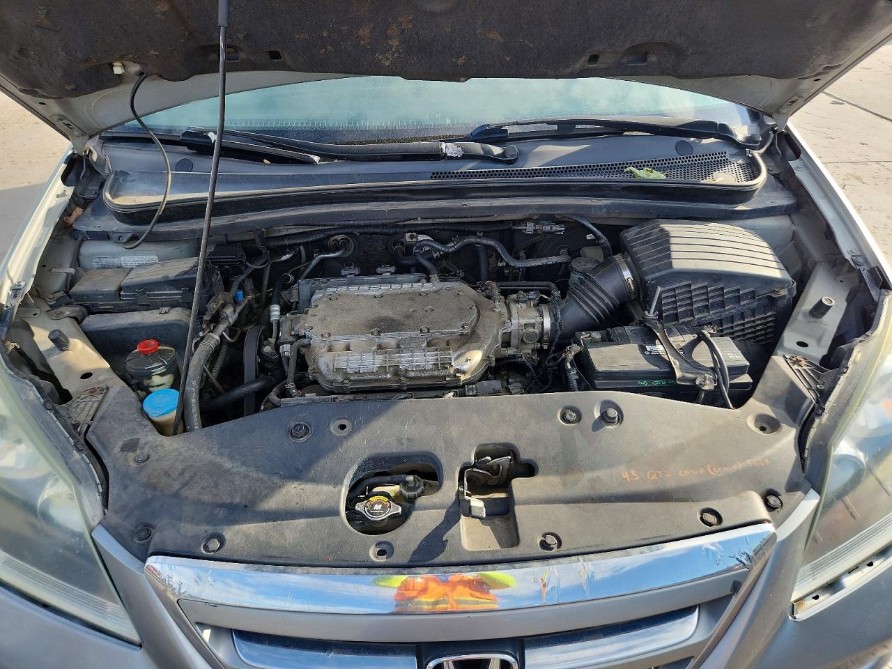 2005 Honda Odyssey Exl Silver vin: 5FNRL38695B059002