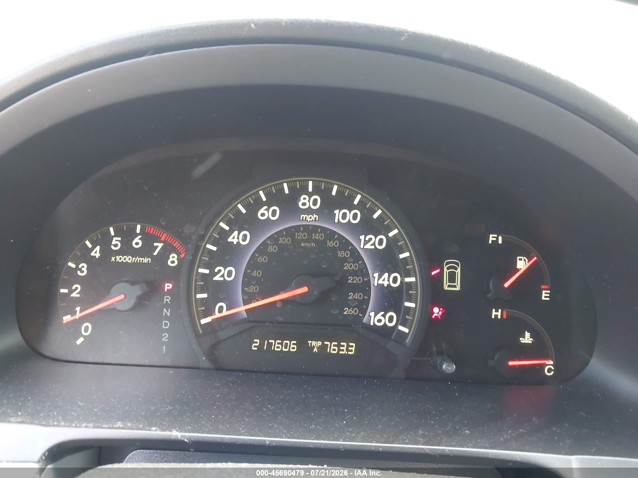 2005 Honda Odyssey Ex-l Blue vin: 5FNRL38695B113642