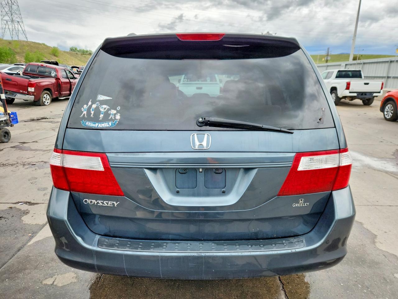 2006 Honda Odyssey Exl Charcoal vin: 5FNRL38696B056280