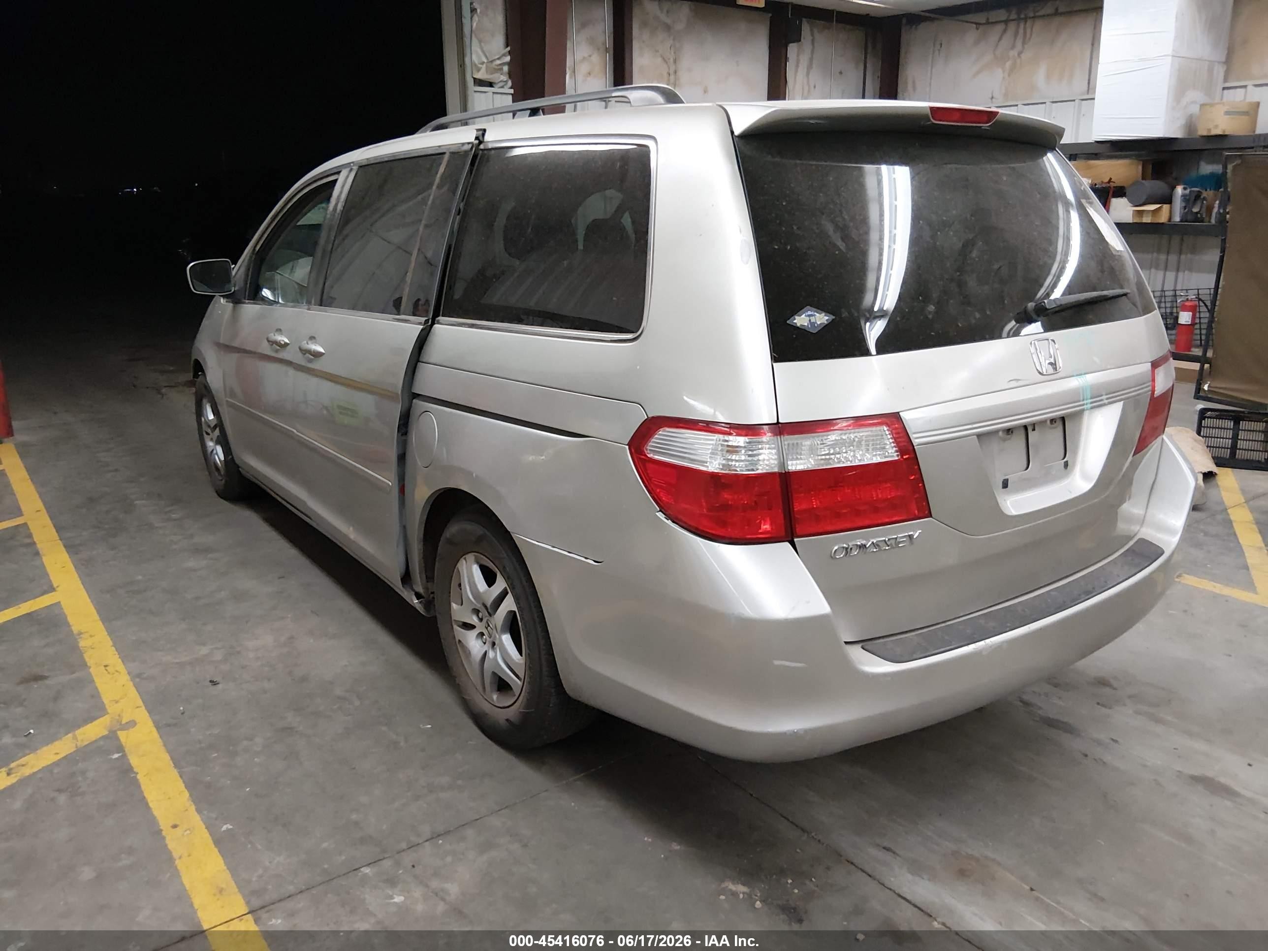 2006 Honda Odyssey Ex-l Silver vin: 5FNRL38696B407429