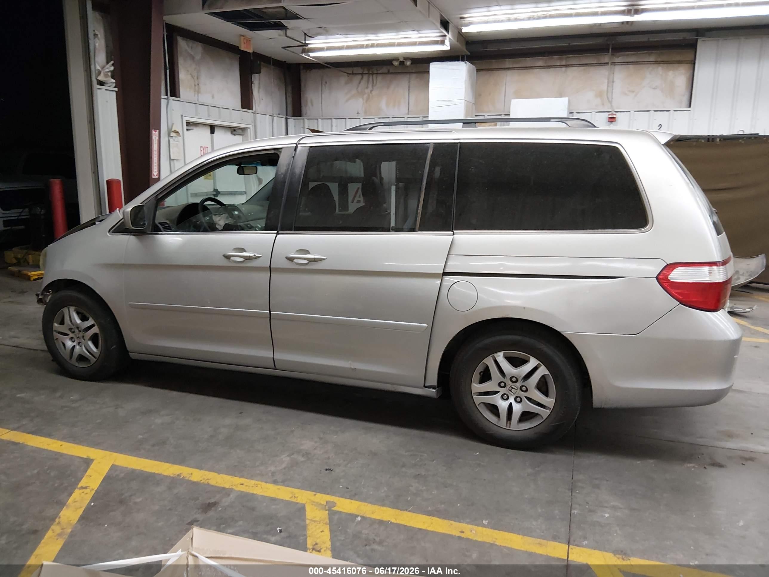 2006 Honda Odyssey Ex-l Silver vin: 5FNRL38696B407429