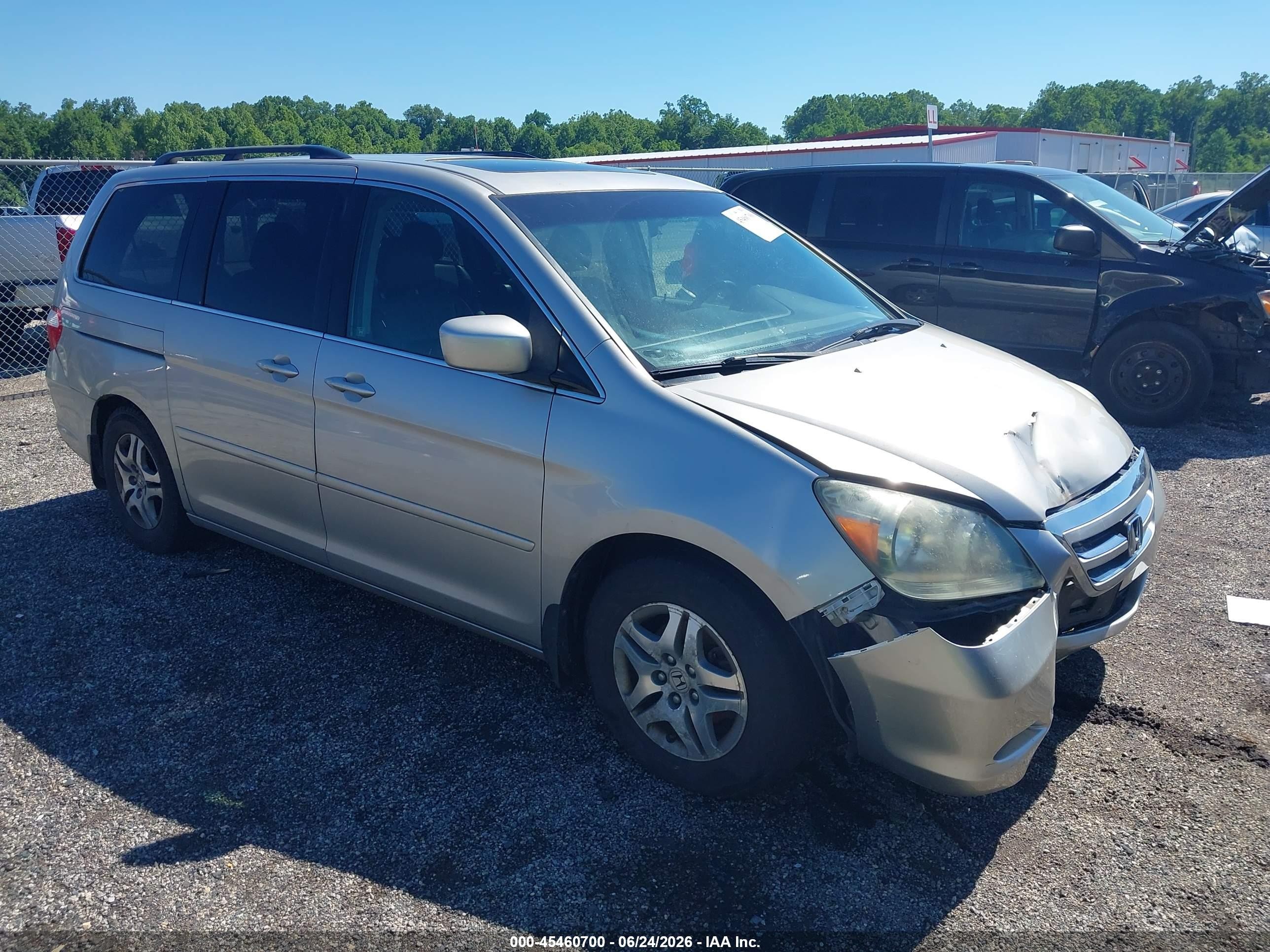 2006 Honda Odyssey Ex-l Silver vin: 5FNRL38696B432380