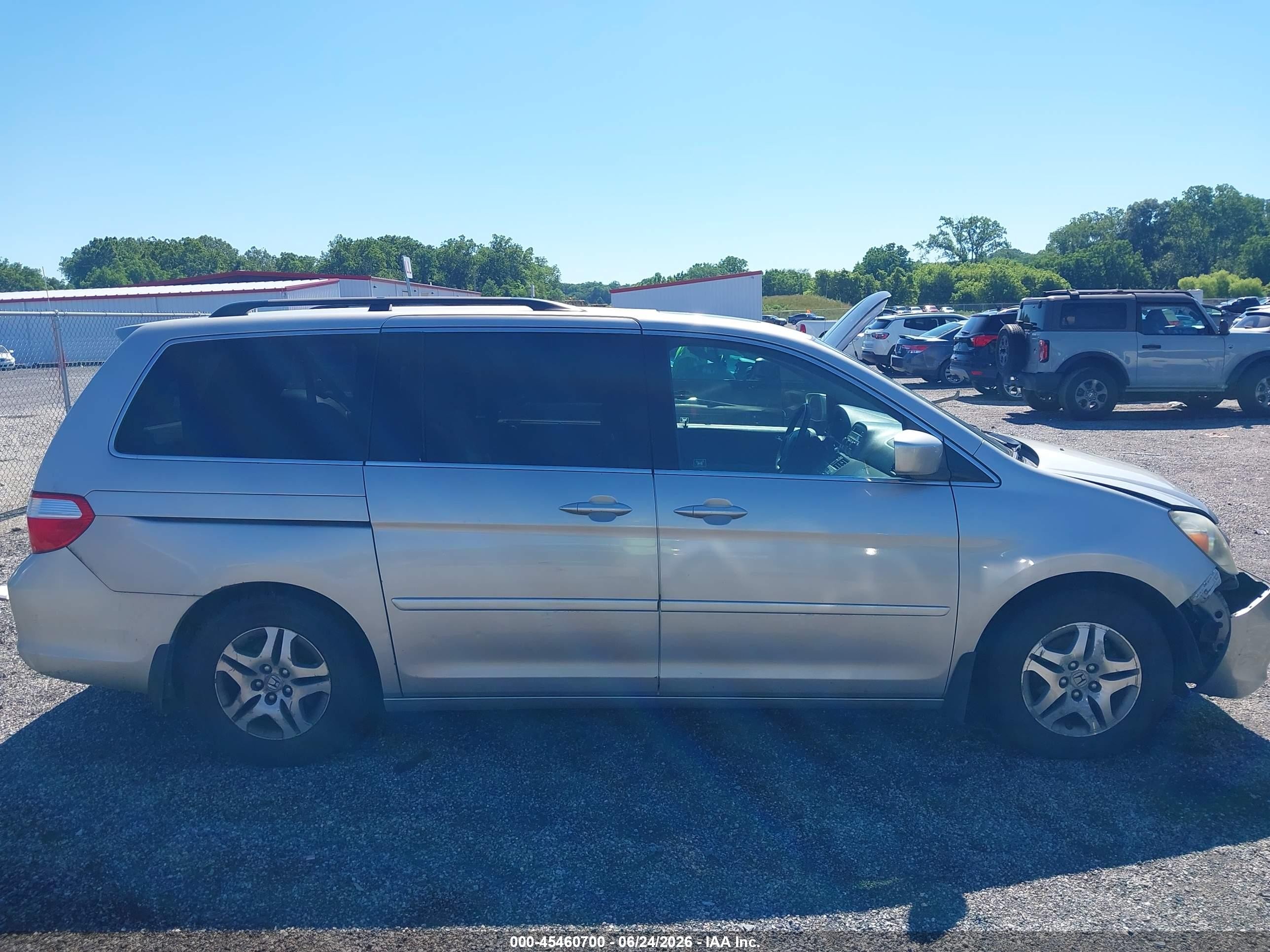 2006 Honda Odyssey Ex-l Silver vin: 5FNRL38696B432380