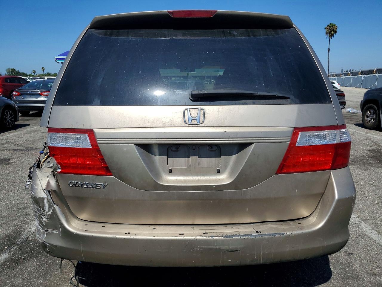 2006 Honda Odyssey Exl Gray vin: 5FNRL38696B455058