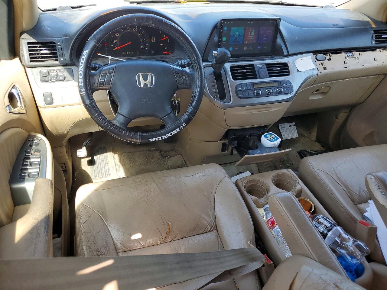 2006 Honda Odyssey Exl Gray vin: 5FNRL38696B455058