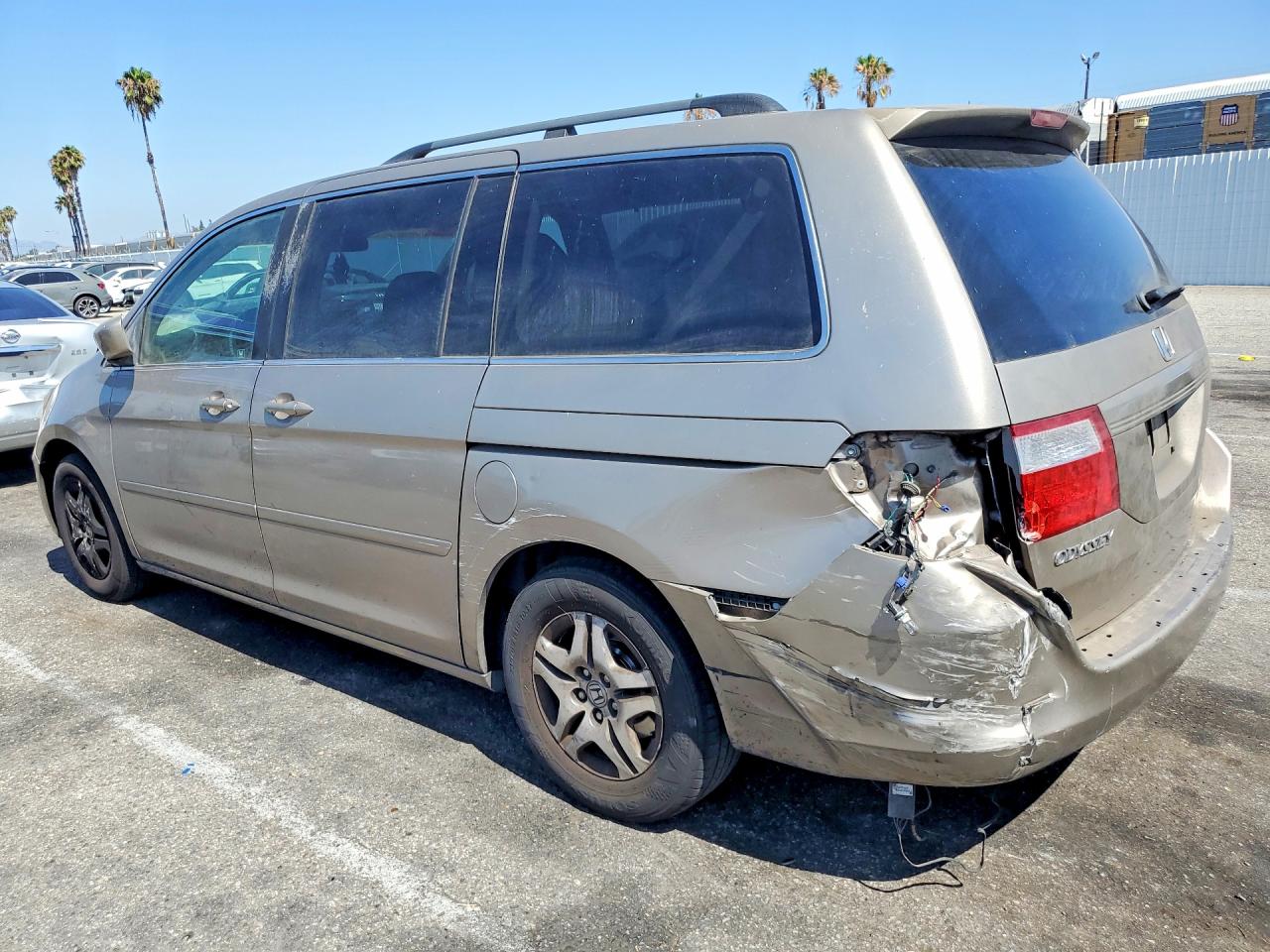 2006 Honda Odyssey Exl Gray vin: 5FNRL38696B455058
