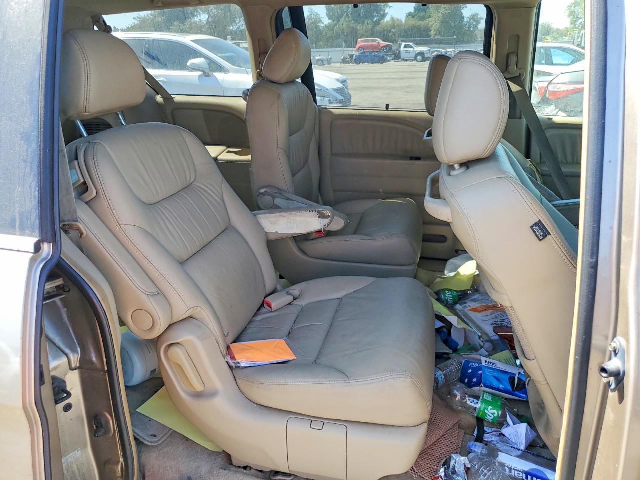 2006 Honda Odyssey Exl Gray vin: 5FNRL38696B455058