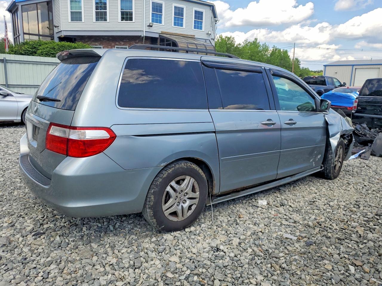 2007 Honda Odyssey Exl Silver vin: 5FNRL38697B125468