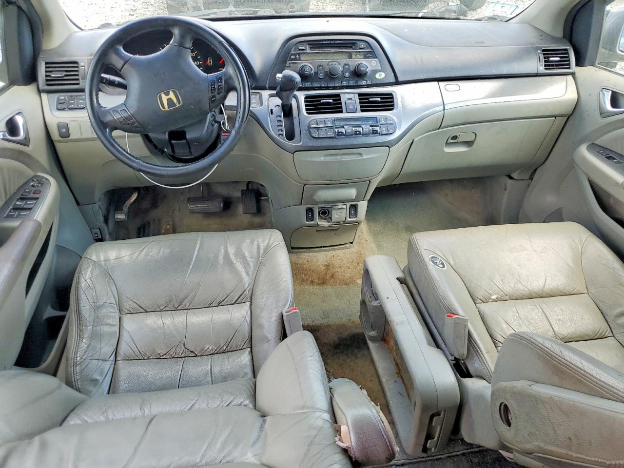 2007 Honda Odyssey Exl Silver vin: 5FNRL38697B125468