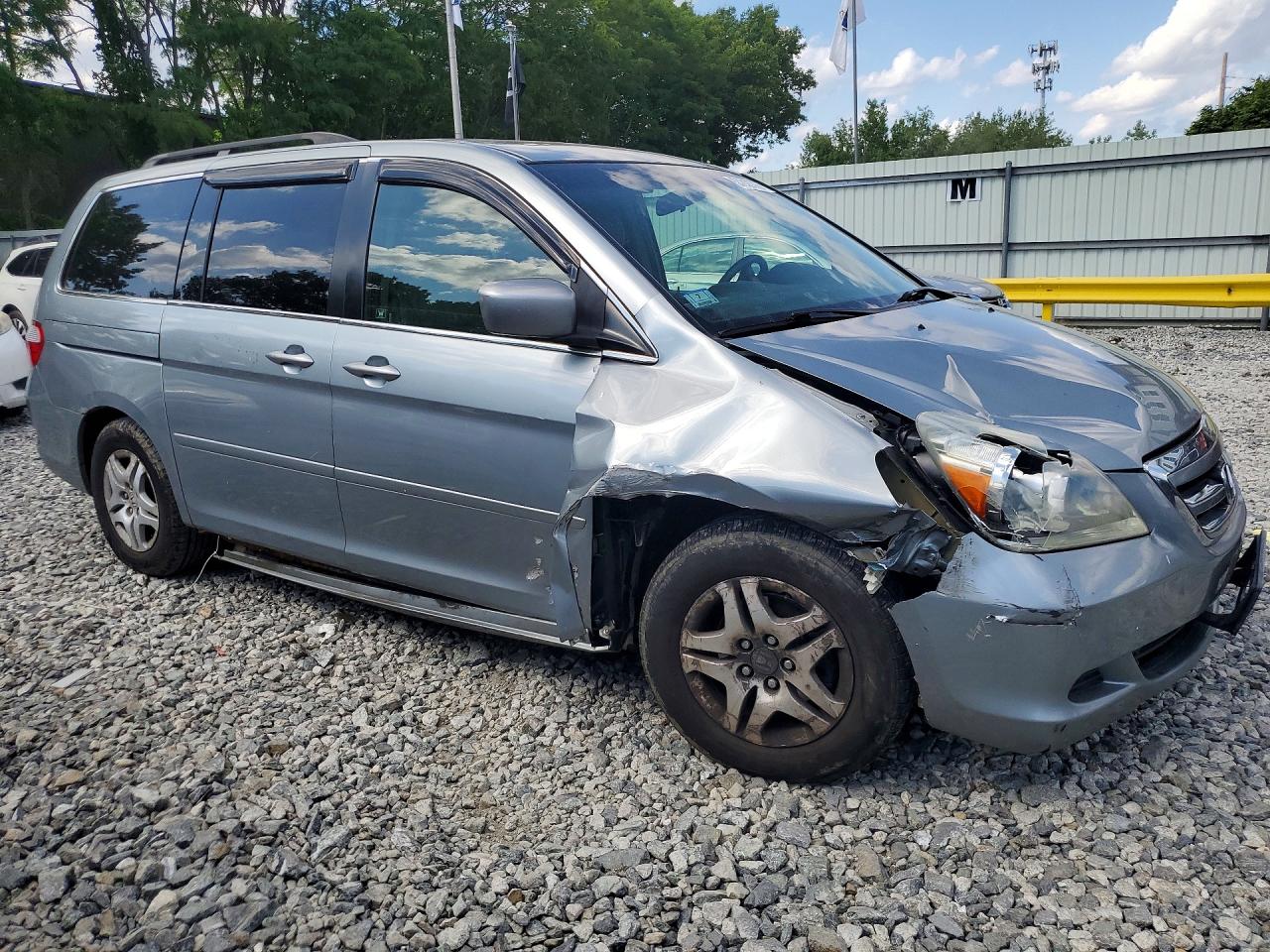 2007 Honda Odyssey Exl Silver vin: 5FNRL38697B125468