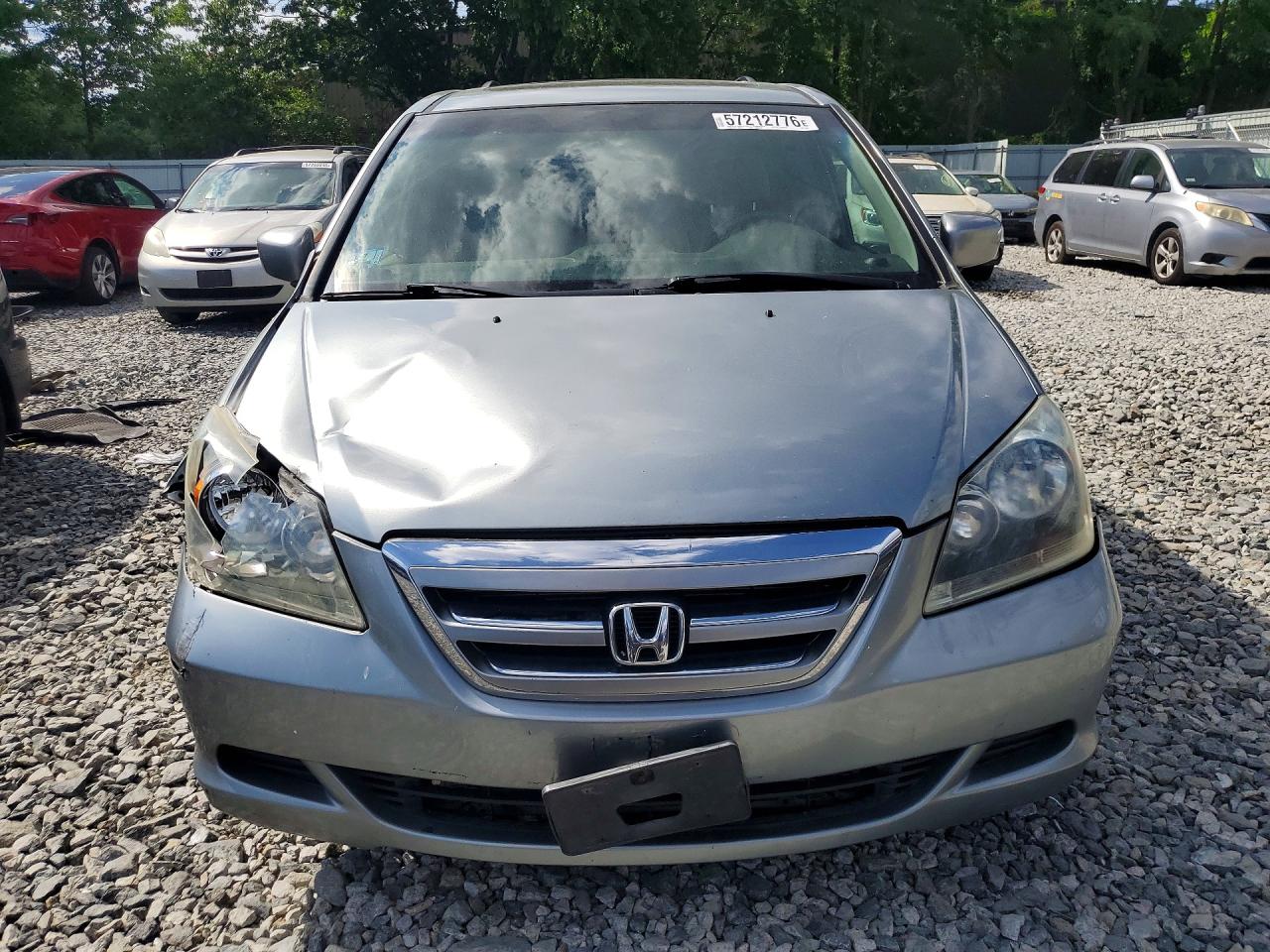 2007 Honda Odyssey Exl Silver vin: 5FNRL38697B125468