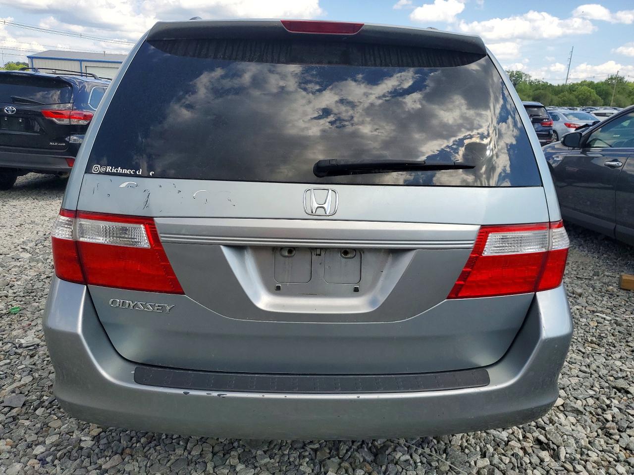 2007 Honda Odyssey Exl Silver vin: 5FNRL38697B125468