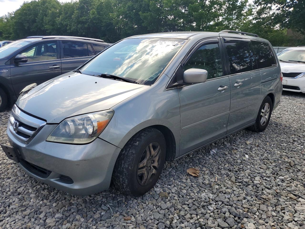2007 Honda Odyssey Exl Silver vin: 5FNRL38697B125468