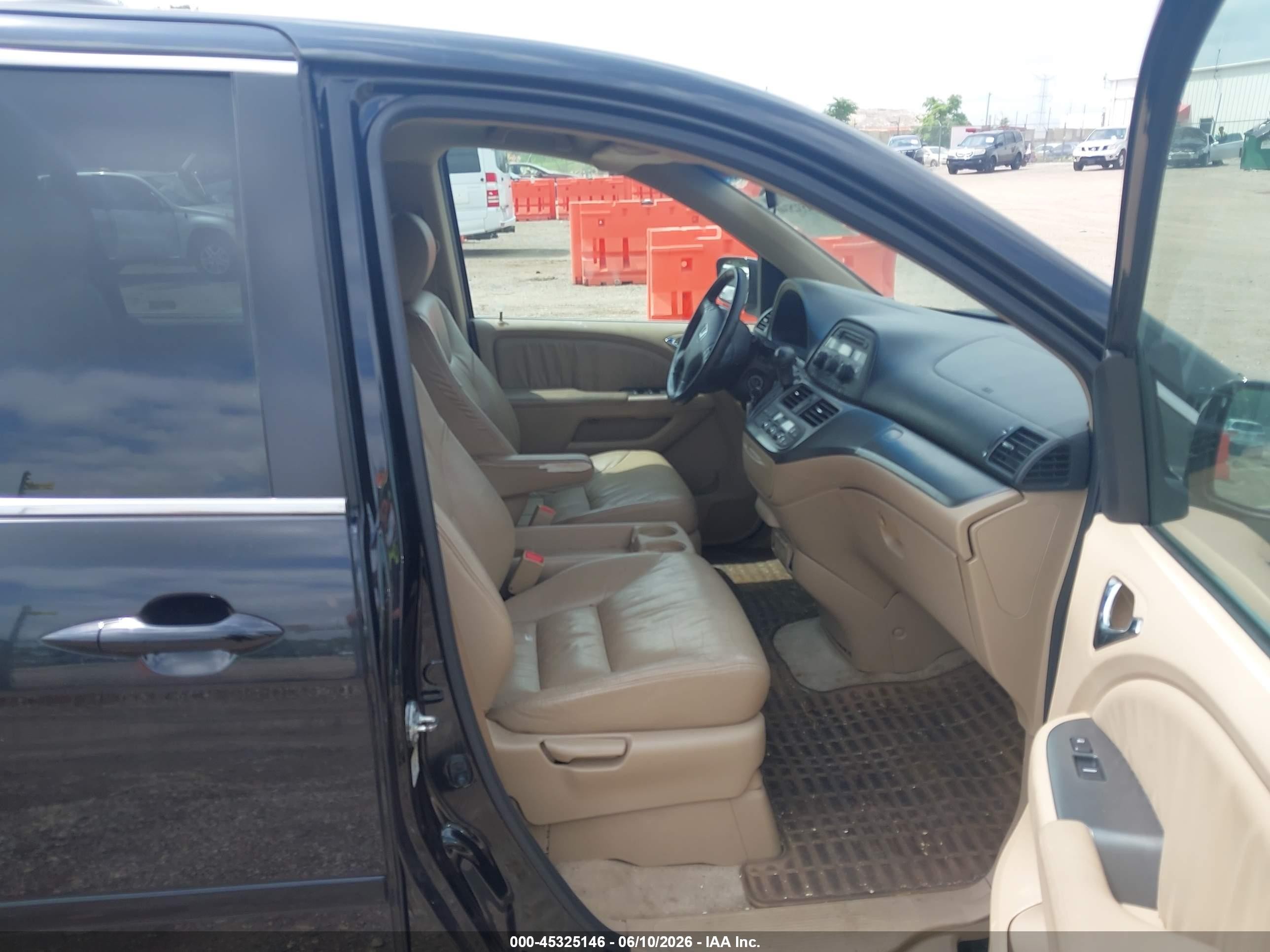 2007 Honda Odyssey Ex-l Черный vin: 5FNRL38697B128726