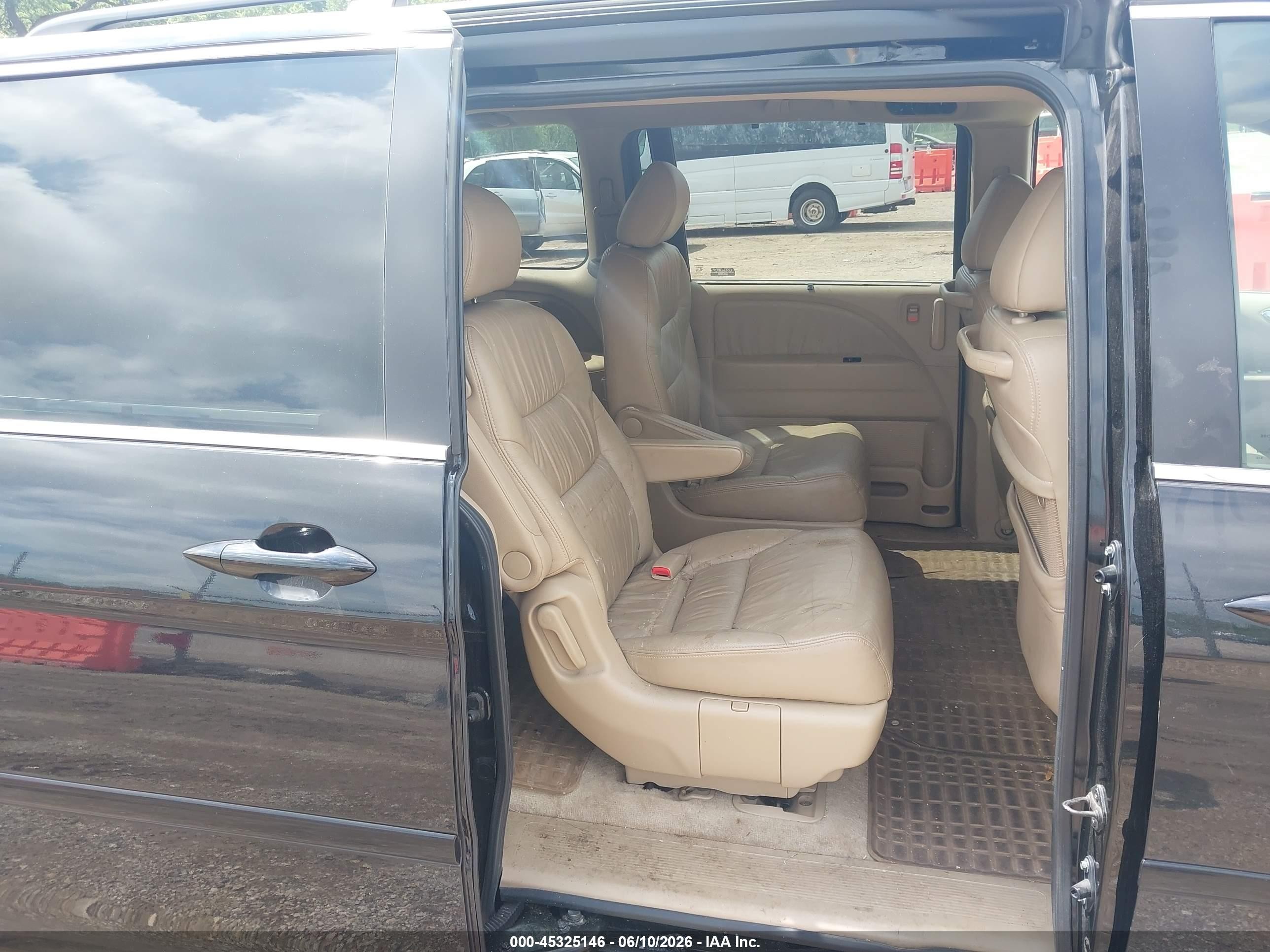 2007 Honda Odyssey Ex-l Черный vin: 5FNRL38697B128726