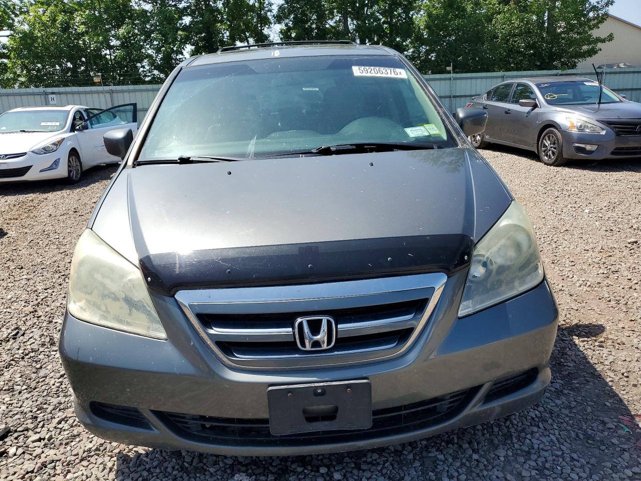 2007 Honda Odyssey Exl Gray vin: 5FNRL38697B421980
