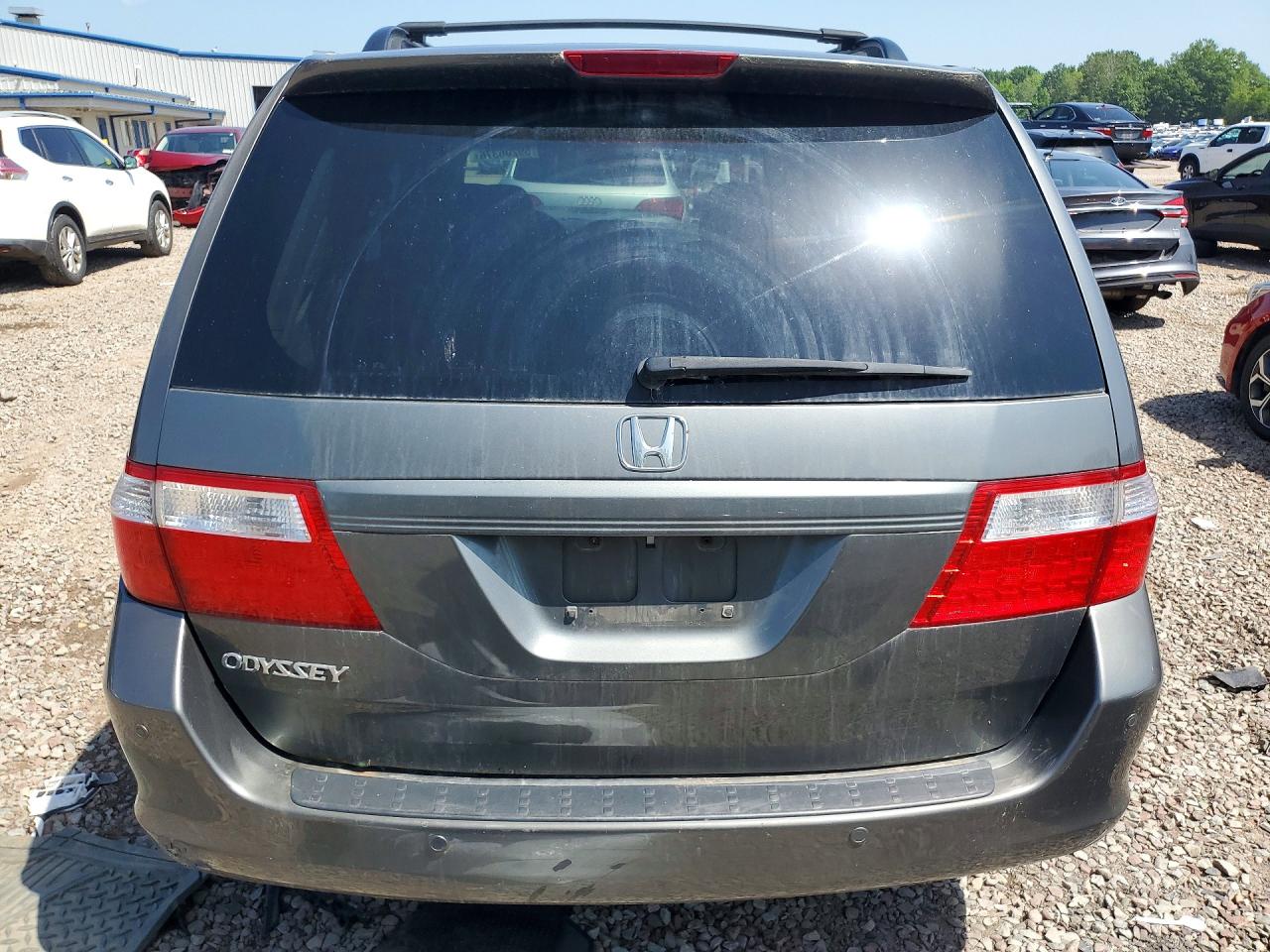 2007 Honda Odyssey Exl Gray vin: 5FNRL38697B421980
