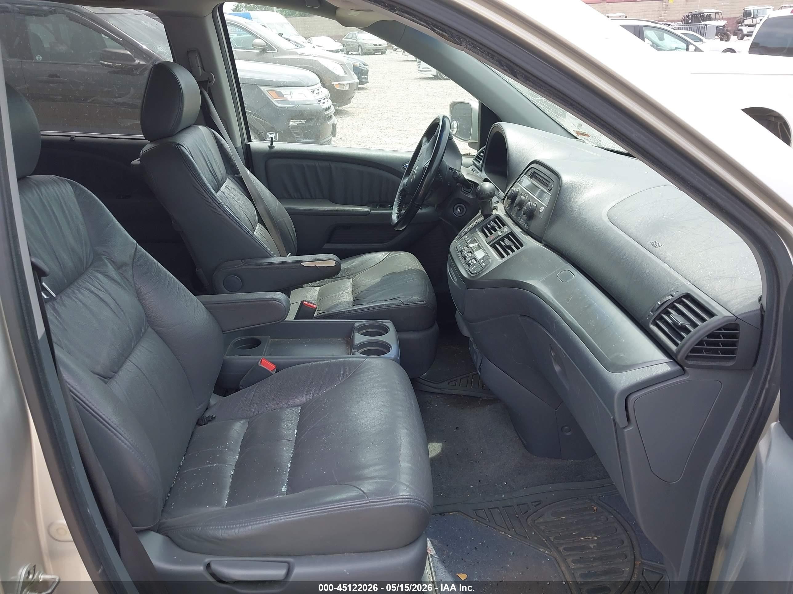 2007 Honda Odyssey Ex-l Silver vin: 5FNRL38697B451626