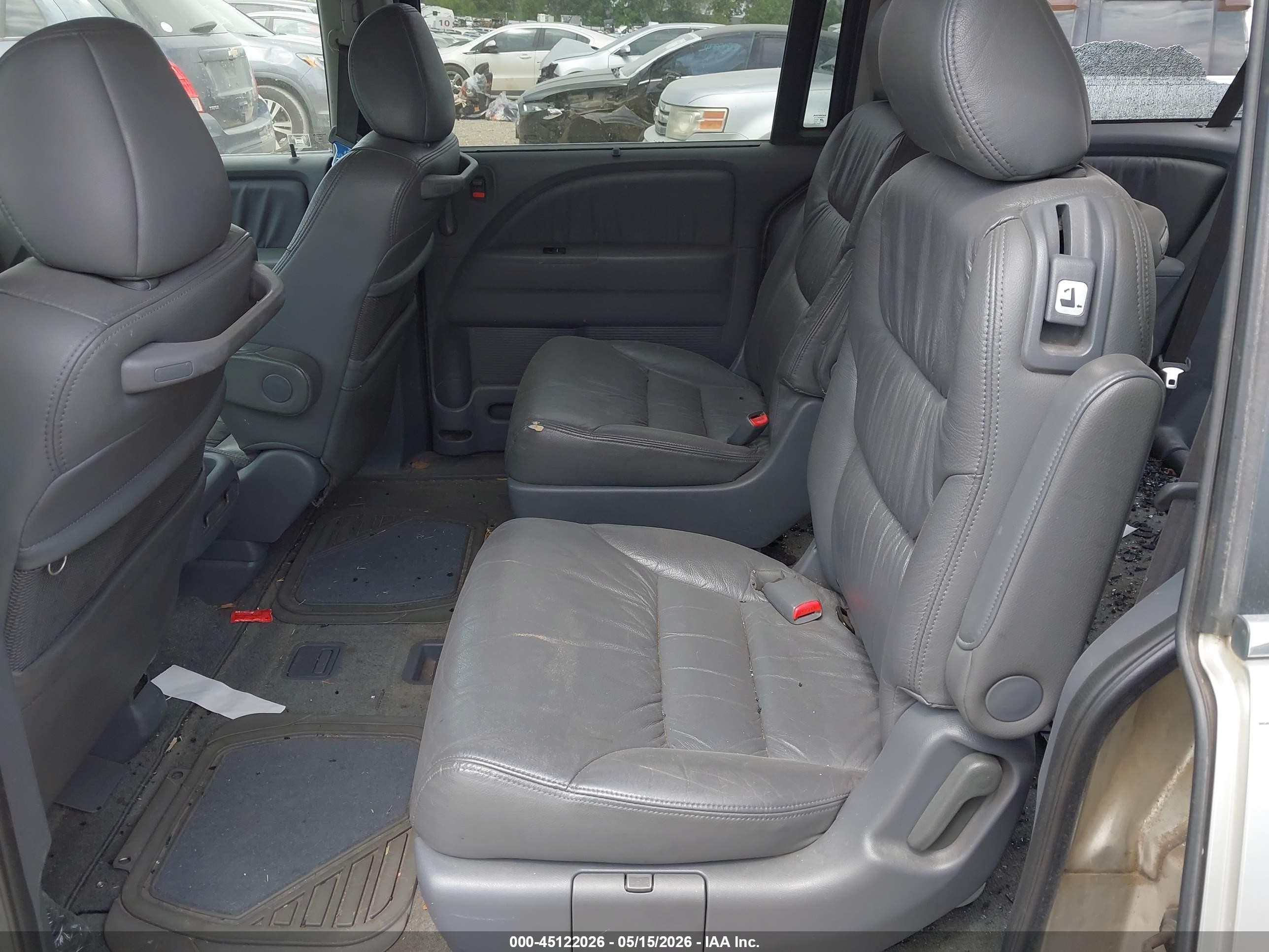2007 Honda Odyssey Ex-l Silver vin: 5FNRL38697B451626