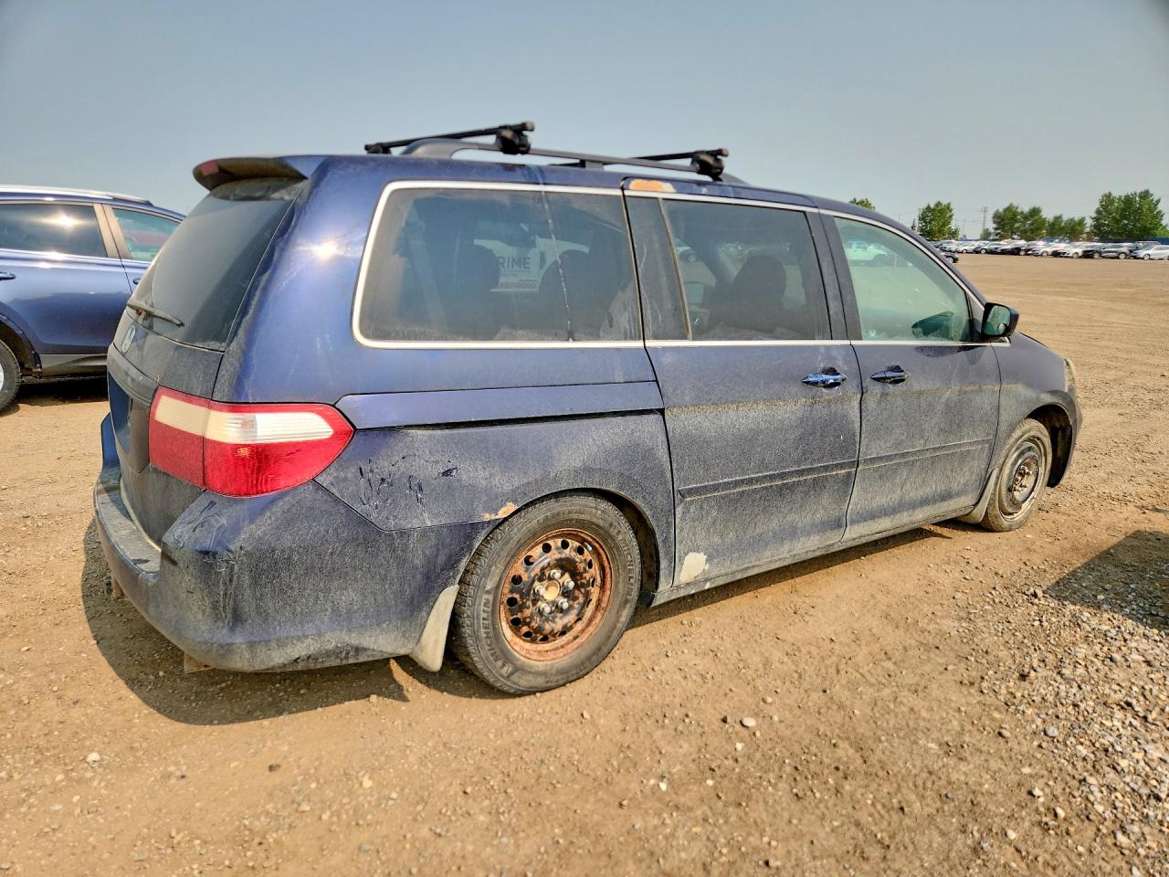 2007 Honda Odyssey Exl Blue vin: 5FNRL38697B502381