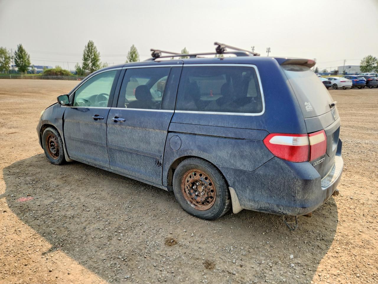 2007 Honda Odyssey Exl Blue vin: 5FNRL38697B502381