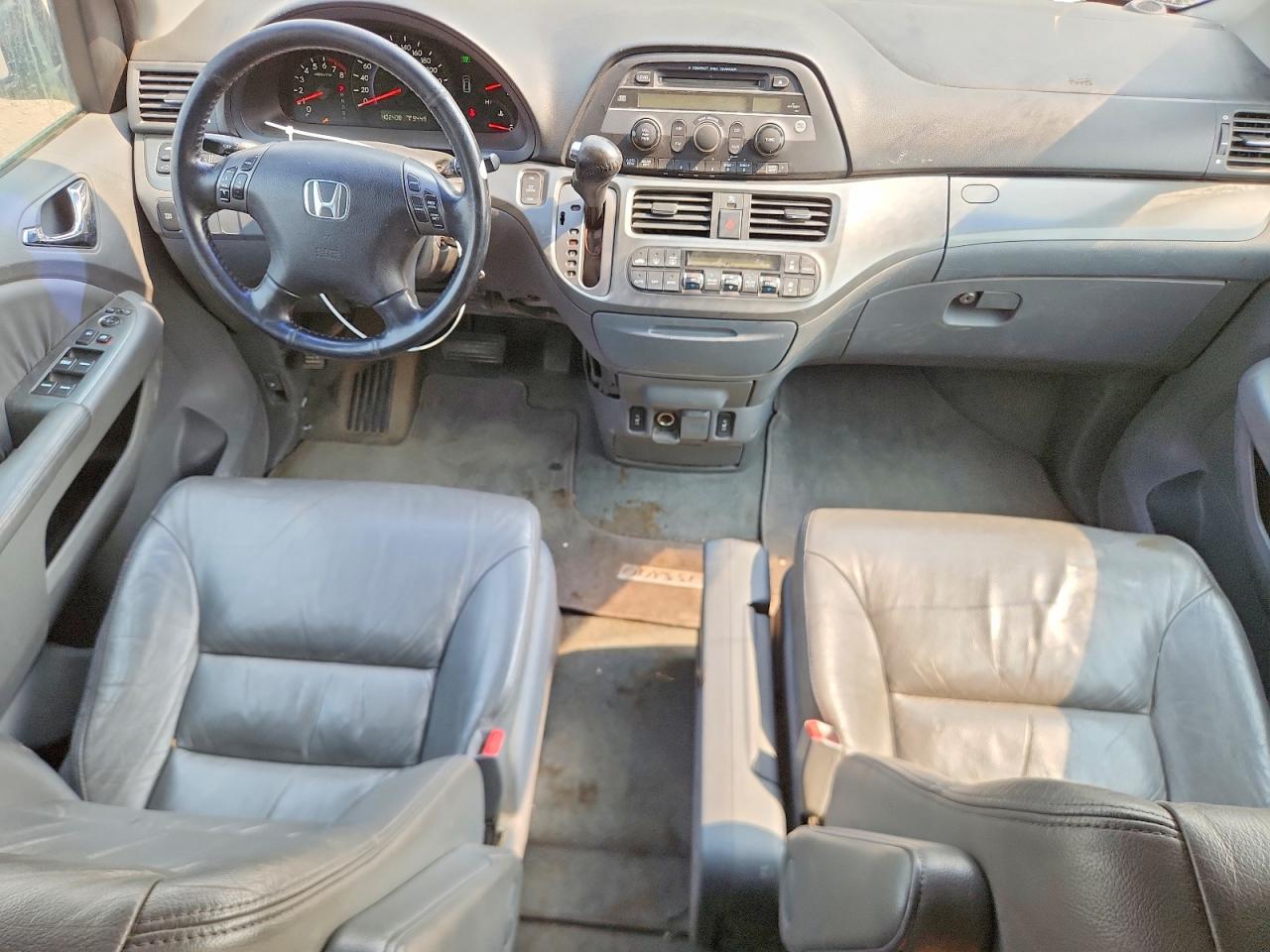 2007 Honda Odyssey Exl Blue vin: 5FNRL38697B502381
