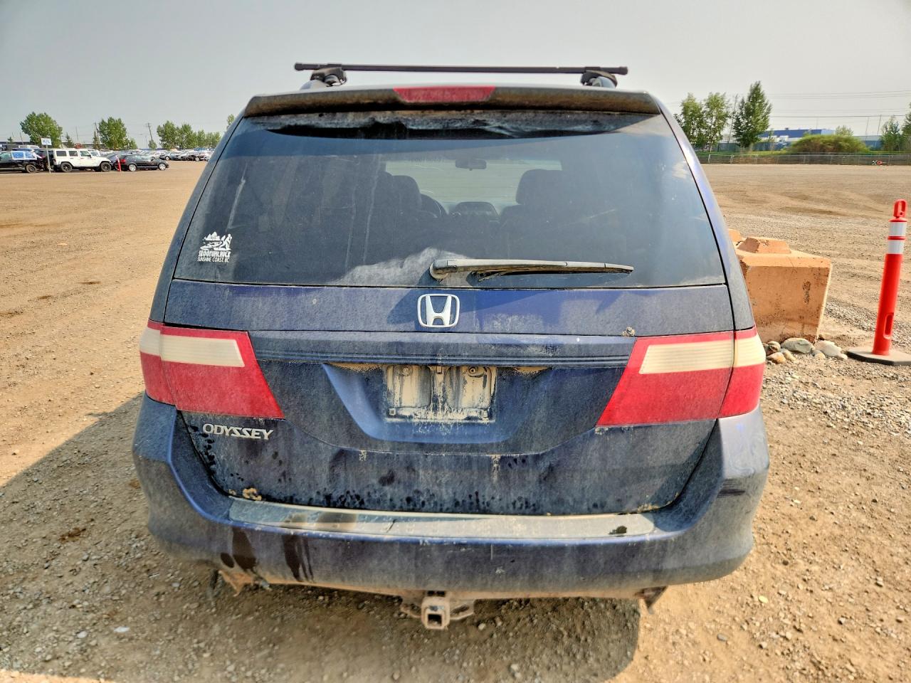 2007 Honda Odyssey Exl Blue vin: 5FNRL38697B502381
