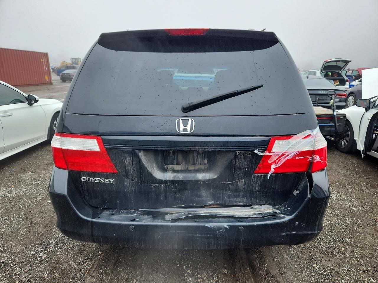 2007 Honda Odyssey Exl Black vin: 5FNRL38697B506088
