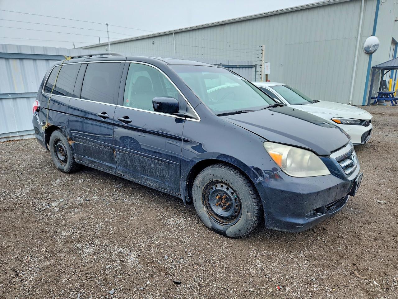 2007 Honda Odyssey Exl Black vin: 5FNRL38697B506088