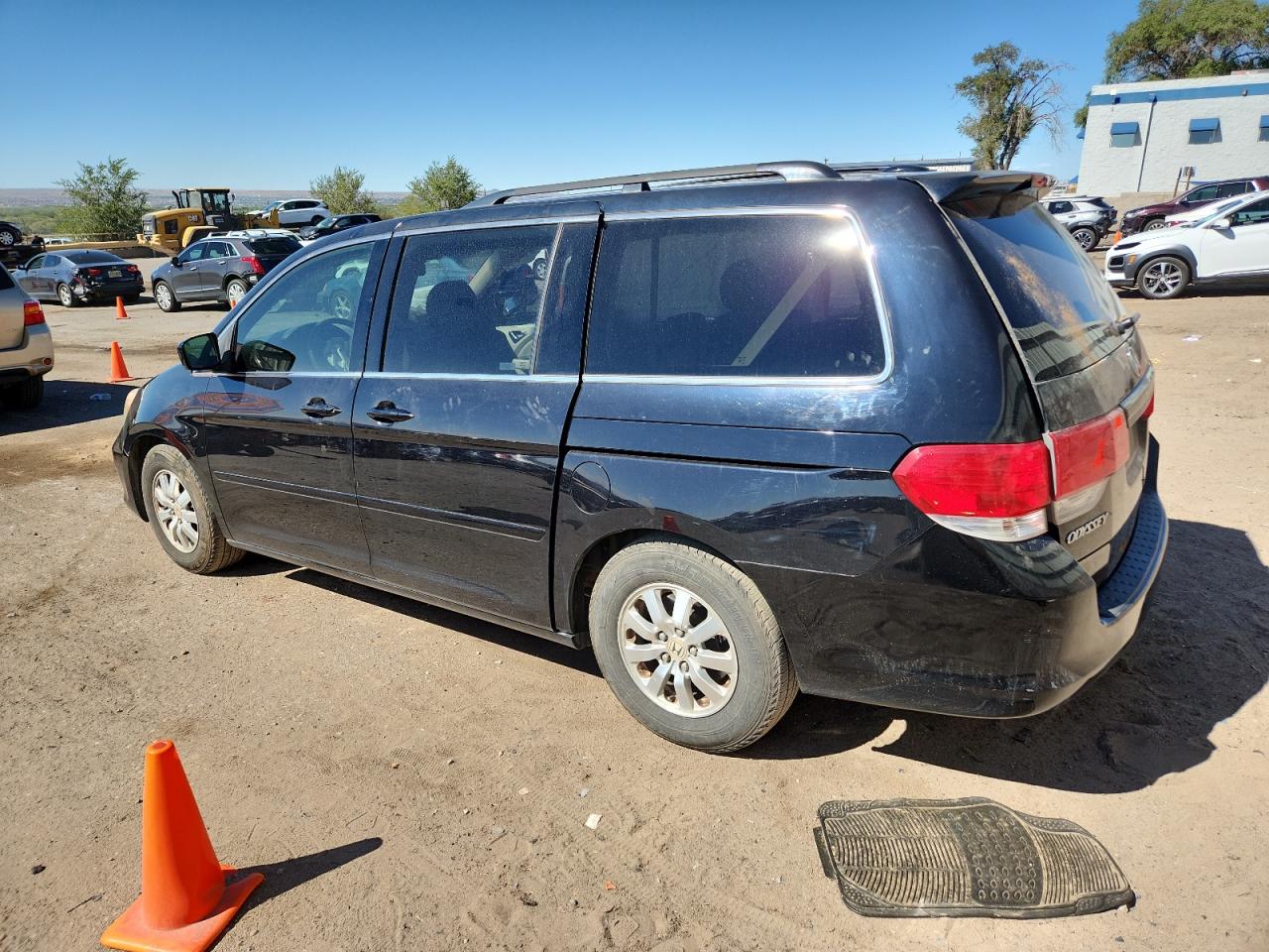 2008 Honda Odyssey Exl Black vin: 5FNRL38698B013044