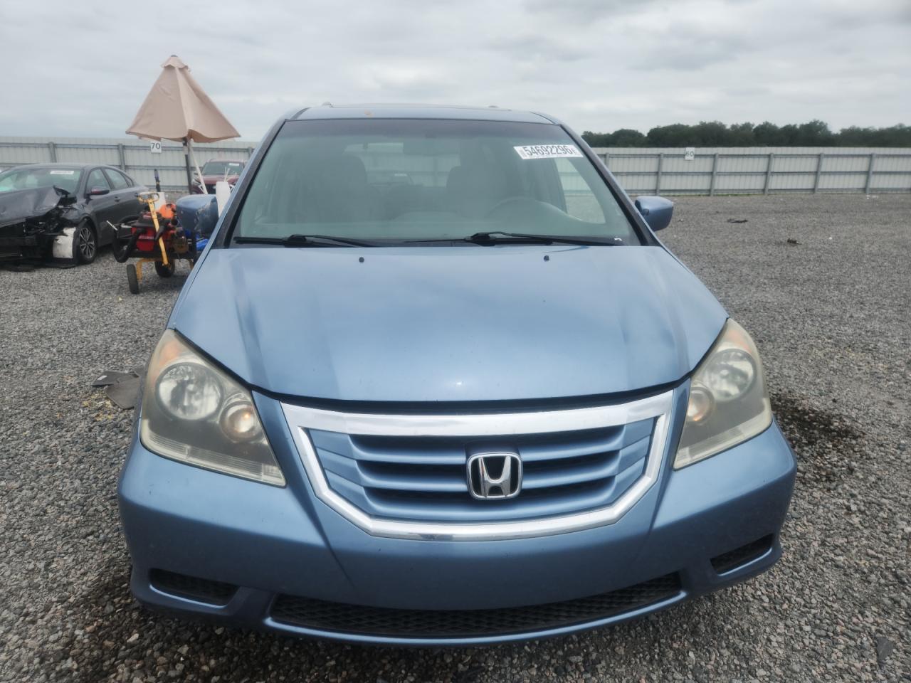 2008 Honda Odyssey Exl Blue vin: 5FNRL38698B079612