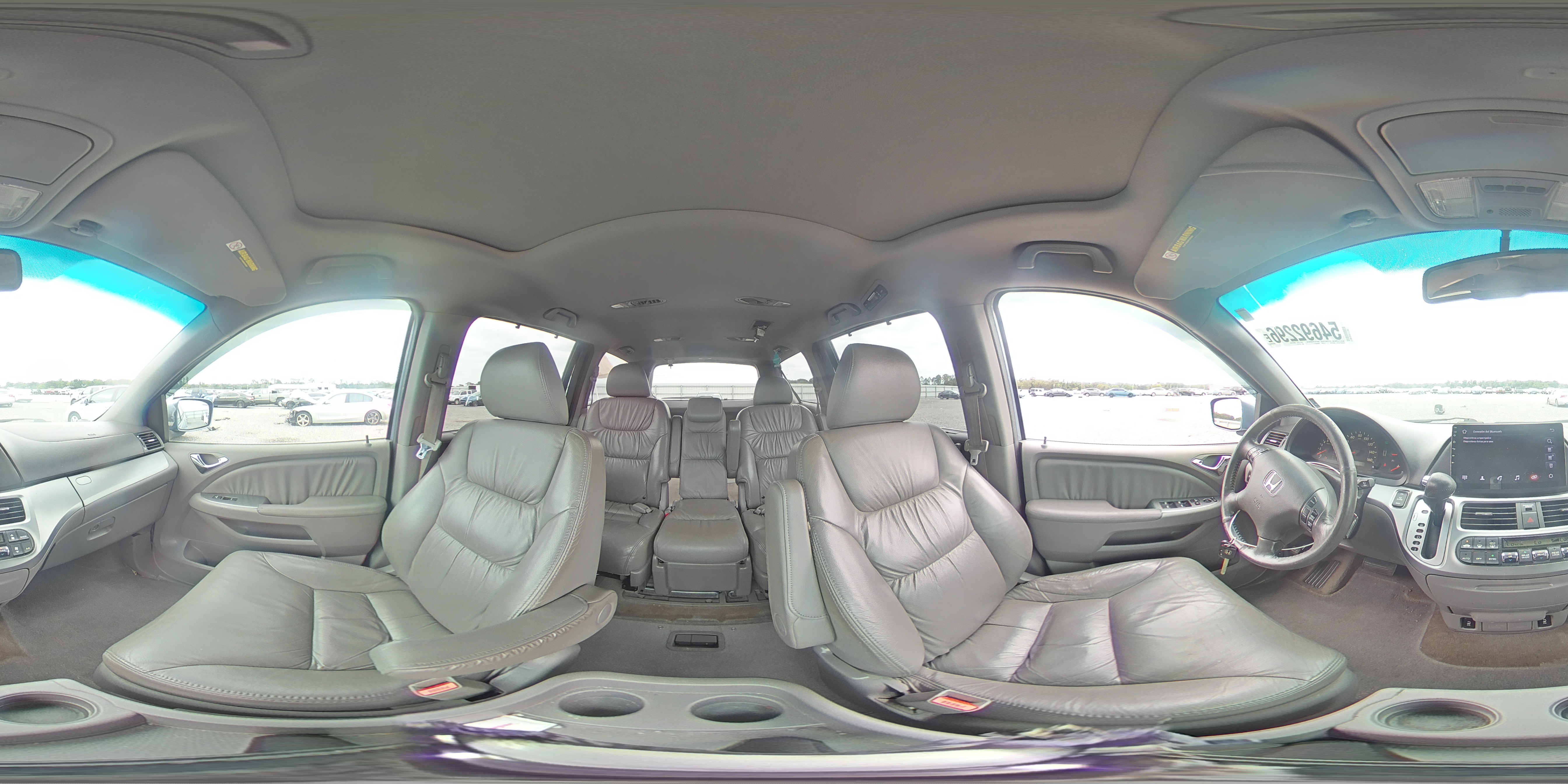2008 Honda Odyssey Exl Blue vin: 5FNRL38698B079612