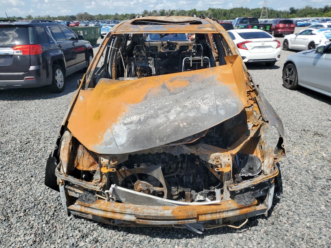 2008 Honda Odyssey Exl Burn vin: 5FNRL38698B086396