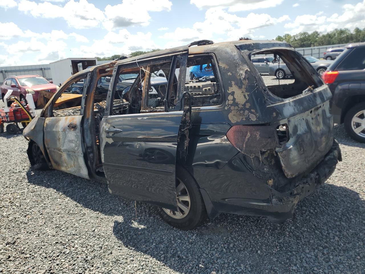 2008 Honda Odyssey Exl Burn vin: 5FNRL38698B086396