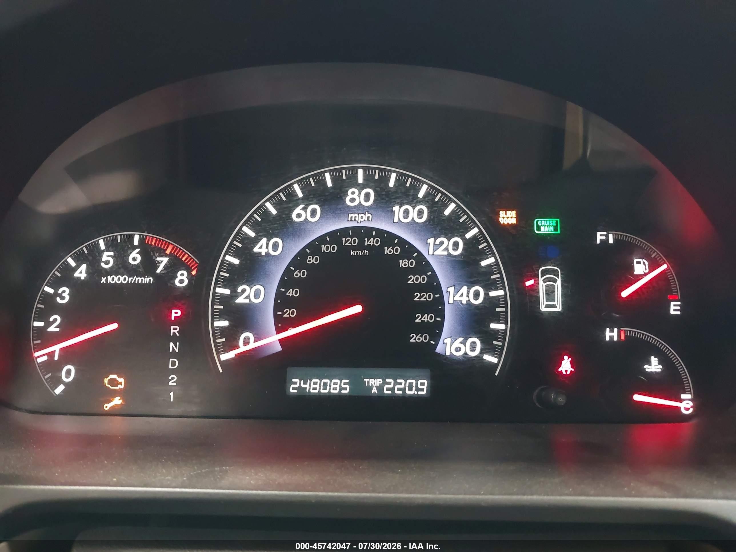 2008 Honda Odyssey Ex-l Brown vin: 5FNRL38698B099455