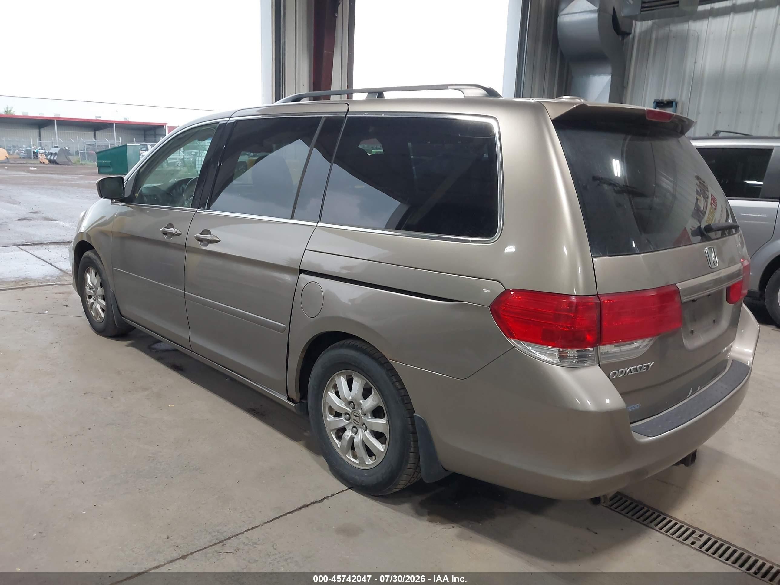 2008 Honda Odyssey Ex-l Brown vin: 5FNRL38698B099455